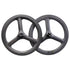 ICAN Carbon 20 inch 3 Spoke Wheelset for BMX bike /Folding bike/Road bike Clincher Tubeless Ready 